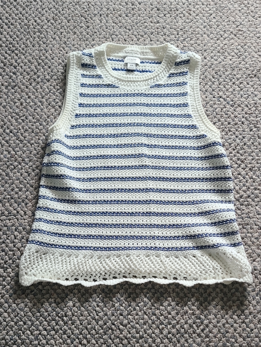 J. Crew Factory Striped Knit Tank